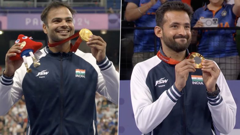 India Records Most Medal Wins in Single Day at Paralympic Games, Para-Athletes Secure Eight Medals on Day 5 of Paris Paralympics 2024