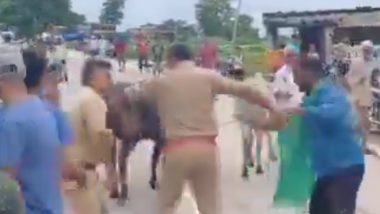 Lakhimpur Kheri: Youth Brutally Beaten by Policemen for Accidentally Touching Uniform, Video Goes Viral