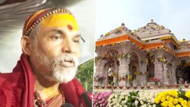 Ayodhya: Shankaracharya of Jyotirmath Refrains From Paying Obeisance to Ram Temple in Ayodhya, Asserts ‘Prayers Can Not Be Offered at Partially-Constructed Shrine’