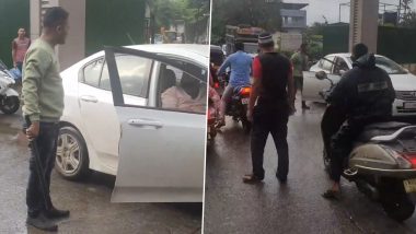 Shiv Sena MLA Mahendra Thorve’s Bodyguard Thrashes Car Driver in Nerul Near Mumbai, Thackeray Group Shares Video