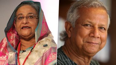 Bangladesh Interim Govt Head Muhammad Yunus Breaks Silence on Sheikh Hasina, Says ‘Former PM Making Political Remarks From India Is Unfriendly Gesture, Must Stay Silent Till Her Extradition’