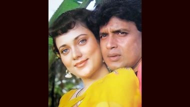 Mandakini Drops Throwback Pics With ‘Dushman’ Co-Star Mithun Chakraborty, Shares Glimpse From ‘Hoton Pe Tumne Pyar Likha Hai’ Track (See Pic)