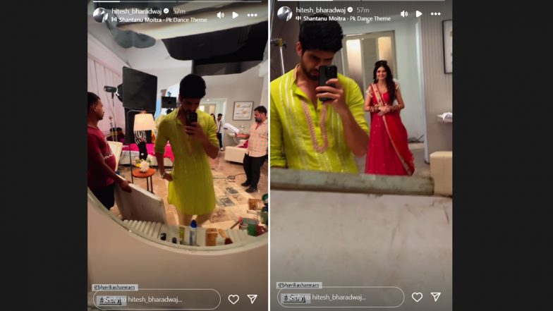 ‘Ghum Hai Kisikey Pyaar Meiin’: Hitesh Bharadwaj Rocks Kurta, Co-Star Bhavika Sharma Stuns in Pink Lehenga (See Pics)