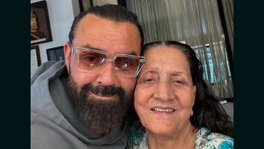 Bobby Deol Wishes His ‘Maa’ Prakash Kaur on Her Birthday With THIS Adorable Selfie on Insta (View Pic)