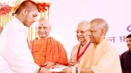 Uttar Pradesh CM Yogi Adityanath Participates in Renovation Ceremony of Ramanathaswamy Temple at Ayodhya, Says &lsquo;Ayodhya Dham and Tamil Nadu Have a Special Bond&rsquo; (See Pics)