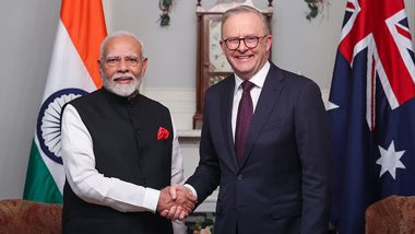 Quad Summit 2024: PM Narendra Modi Holds Bilateral Meeting With Australian Counterpart Anthony Albanese in Wilmington (Watch Video)