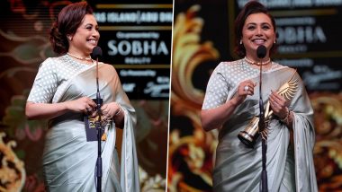 IIFA Awards 2024: Rani Mukerji Takes Home Best Actress Award for ‘Mrs Chatterjee vs Norway’, Calls It One of the Most Special Films of Her Career (Watch Video)