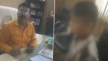 Amroha: School Principal Expels Boy Over Non-Veg Food, Tells His Mother ‘Won’t Teach Kids Who Will Demolish Temple After Growing Up’; Police React to Viral Video