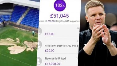 Newcastle United FC Donates £ 15,000 to AFC Wimbledon For Repair Works After Flood Damage League Two Side’s Pitch, Teams to Play Carabao Cup 2024-25 Fixture at St James Park