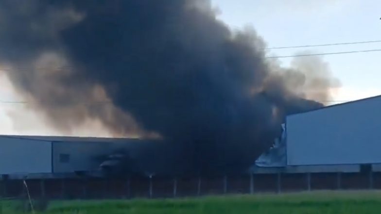 Uttar Pradesh: Fire Breaks Out at Mattress Factory in Kanpur