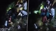 Rajouri Road Accident Videos: 6 Commandos Injured After Army Vehicle Plunges Into Gorge in Jammu and Kashmir