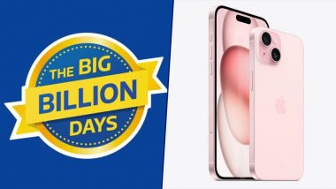 iPhone 15 Available at Discounted Rate in Flipkart Big Billion Days 2024; Check Effective Price After Discount and Offers, Specifications and More