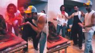 Ganesh Chaturthi 2024: Karan Wahi and Rithvikk Dhanjani Face Backlash for Blowing Gulaal on Lord Ganesha’s Idol From Their Mouths (Watch Video)