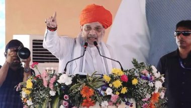 LoC Peaceful as Pakistan Fears PM Narendra Modi, Will End Bias Against Jammu, Says Amit Shah at Election Rally in Jammu and Kashmir (Watch Video)