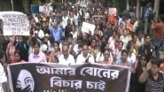 India News | Kolkata RG Kar Rape-murder Case: Residents Hold Protest in College Square Area; Demands Justice for Victim