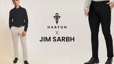 Business News | Harfun and Jim Sarbh Seen Time Travelling with the 2035 Workday Pants