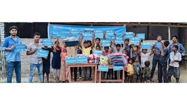 Business News | IYDF and Sabreen Redimade Spread Joy and Care to Children in Sheohar