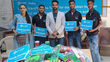 Business News | IYDF and Binary Infotech Solution Provide Aid to Underprivileged Students in Meerut