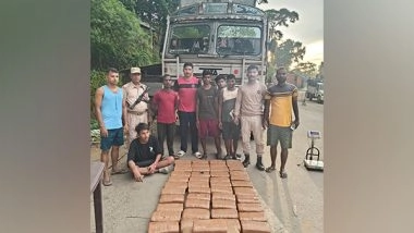 India News | Police Seizes 102 Kg Ganja from Assam's Karimganj, One Held