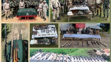 India News | Assam Rifles, Manipur Police Recovers Arms and Ammunition in Multiple Districts