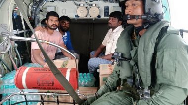 India News | Indian Naval Forces Called on to Aid in Andhra Pradesh Floods