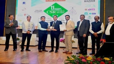 Business News | Malabar Group's 'Hunger Free World' Project Wins CSR Times Award 2024