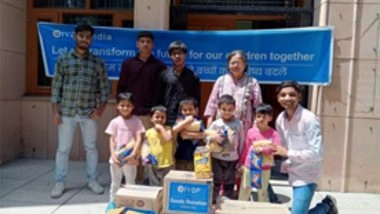 Business News | IYDF and Adwait Foundation Unite to Bring Warmth and Hope to Children