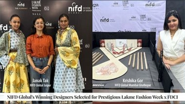 Business News | NIFD Global's Janak Tak and Krishika Gor Set to Earn Spotlights at Lakme Fashion Week X FDCI