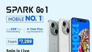 Business News | Mobile No. 1 'TECNO SPARK GO 1' Hits the Stage at Just Rs 7,299