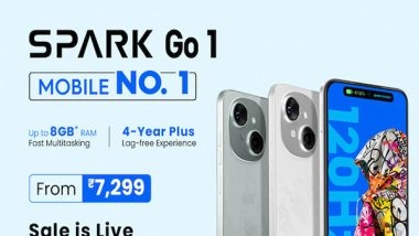 Business News | Mobile No. 1 'TECNO SPARK GO 1' Hits the Stage at Just Rs 7,299