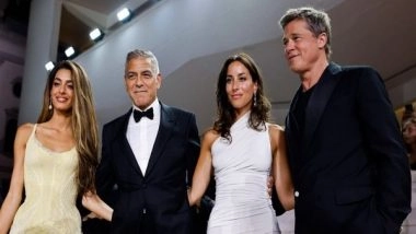 Entertainment News | Brad Pitt Makes Red Carpet Debut with Girlfriend Ines De Ramon at Venice International Film Festival