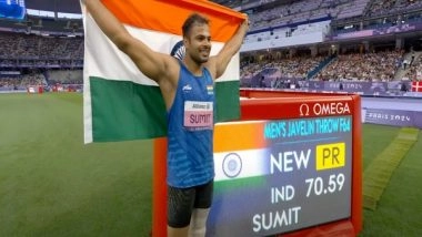 Sports News | After Defending His Crown in Paris, Para-javelin Thrower Sumit Antil Sets Eye on Breaching 80m Mark