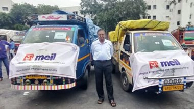 Business News | MEIL Responds to CM Chandrababu Naidu's Call; Extends Support to Flood Victims in Vijayawada