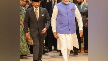 World News | Brunei Important Partner in India's Act East Policy, Indo-Pacific Vision: PM Modi to Sultan Haji Hassanal Bolkiah