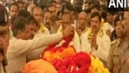 India News | People Pay Tribute to MP CM's Father Poonamchand Yadav on His Demise in Ujjain
