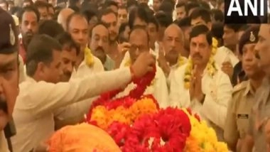 India News | People Pay Tribute to MP CM's Father Poonamchand Yadav on His Demise in Ujjain