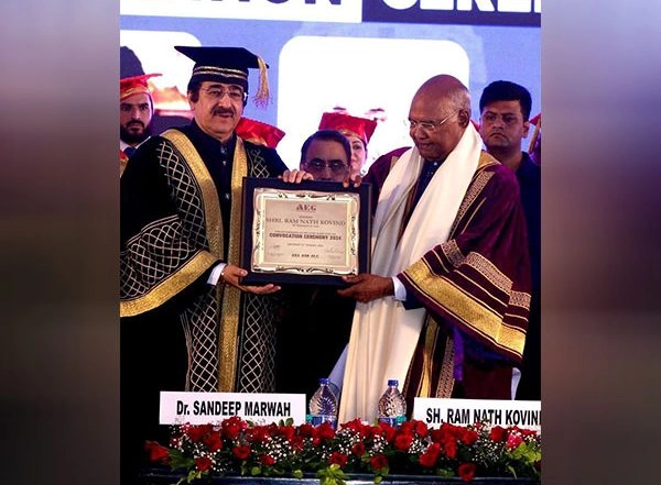 Business News | Asian Education Group Welcomes Ram Nath Kovind for Landmark Convocation Ceremony