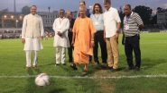 Sports News | CM Yogi Adityanath to Build 18 Football Stadiums and 827 Football Grounds in Uttar Pradesh