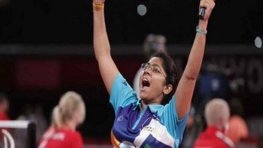Sports News | Paris Pralympics: Bhavina Patel Crashes out from Women's Singles TT Quarterfinals