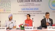 Business News | Second Edition of International Green Hydrogen Conference to Be Held in Delhi Next Week