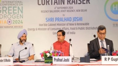 Business News | Second Edition of International Green Hydrogen Conference to Be Held in Delhi Next Week