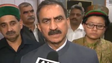 India News | Himachal Assembly Passes Bill to Stop Pension of Defected MLAs; CM Sukhu Says It Will Strengthen Democracy