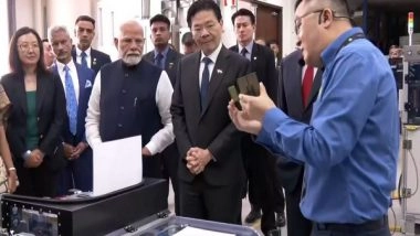 World News | PM Modi and His Singapore Counterpart Lawrence Wong Visit AEM Holdings Ltd's Semiconductor Facility