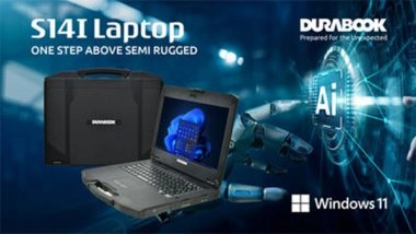 Business News | Durabook Upgrades S14I Semi-rugged Laptop to Expand Its AI-ready Product Line