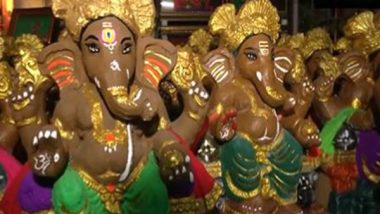India News | Eco-friendly Ganesh Idols Crafted from Cow Dung Gaining Popularity