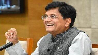 Business News | Union Minister Piyush Goyal Sets 500 Mn Tonnes Domestic Steel Production Target by 2034