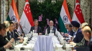 World News | PM Modi Meets Singapore's Top Business Leaders, Showcases India's Investment Potential