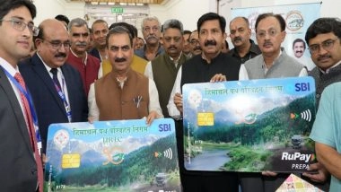 India News | Himachal CM Sukhu Launches National Common Mobility Card for Cashless Travel Across India