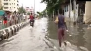 India News | Vijayawada Submerged: Roads and Houses Underwater Due to Heavy Rainfall