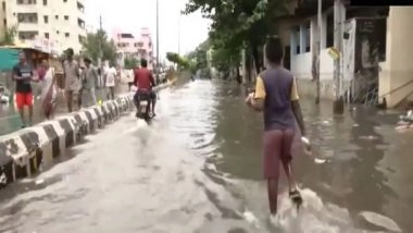 India News | Vijayawada Submerged: Roads and Houses Underwater Due to Heavy Rainfall